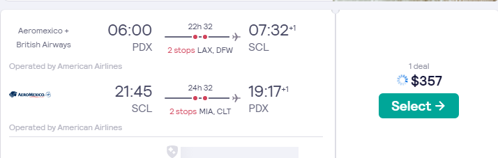 Price screenshot