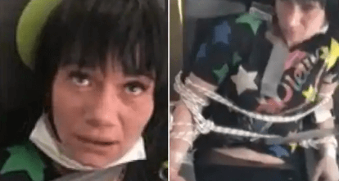 Woman tied up on Russian flight after she kept taking off underwear