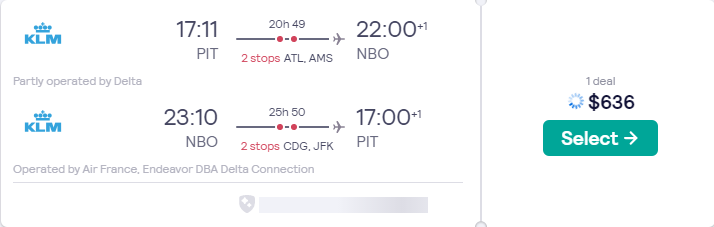 Price screenshot