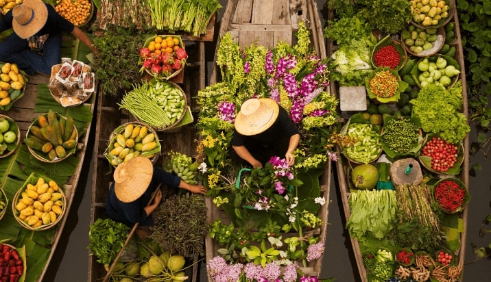 Either Los Angeles or San Francisco to Thailand, returning from Indonesia for $587