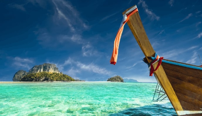 European cities to Krabi, Thailand from only €369 roundtrip