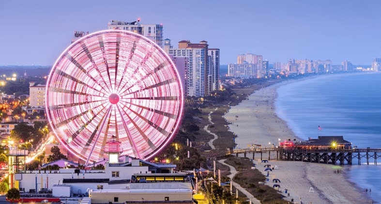Non-stop from Toronto, Canada to Myrtle Beach, South Carolina for only $218 CAD roundtrip