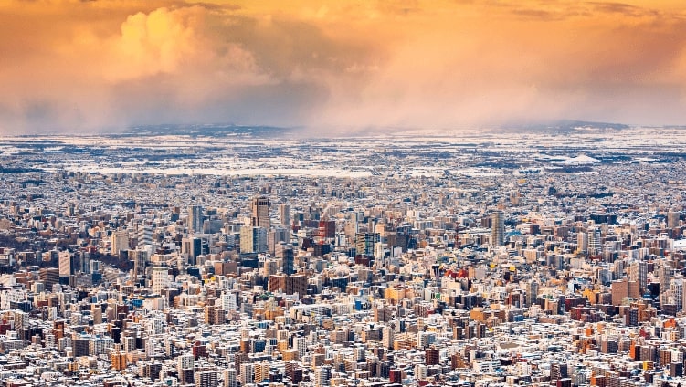 Washington DC to Sapporo, Japan for only $558 roundtrip (Sep-Mar dates)