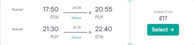 Non-stop flights from London, UK to Pula, Croatia for only £17 roundtrip. Flight deal ticket image.