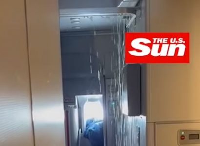 VIDEO: Water pours into cabin of British Airways A380 flight at 30,000 feet | Secret Flying