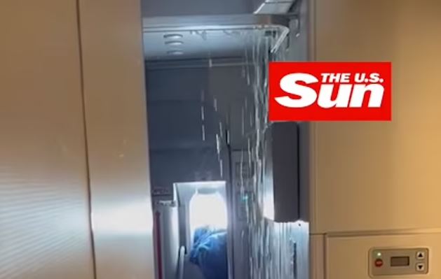 VIDEO: Water pours into cabin of British Airways A380 flight at 30,000 feet | Secret Flying VIDEO: Water pours into cabin of British Airways A380 flight at 30,000 feet | Secret Flying