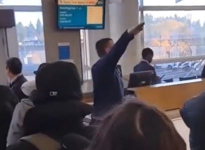 VIDEO: Man arrested at Seattle Airport after Nazi salute and shouting “Heil Hitler” | Secret Flying