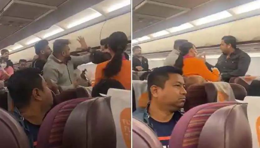 VIDEO: Passengers fight over reclined seat during taxiing on flight to India