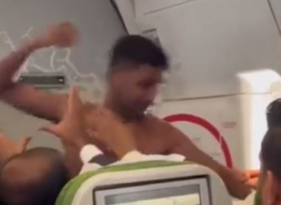 VIDEO: Shirtless man fights with passenger on Biman Bangladesh flight | Secret Flying