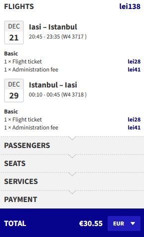  Flight deal ticket image.