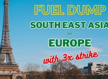 FUEL DUMP: Amazing 3x strike dumps South East Asia to Europe | Secret Flying