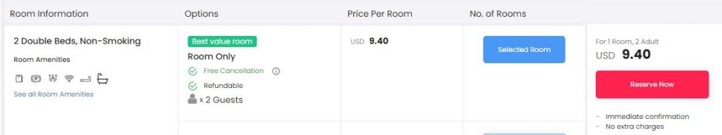 Click here to book this cheap flight deal. Hotel Misprice at the 3* Ramada Plaza by Wyndham Charlotte Airport in Charlotte, USA for only $9 USD per night. Flight deal ticket image.