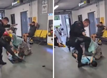 VIDEO: Police officer filmed kicking & stamping on man’s head at Manchester Airport | Secret Flying