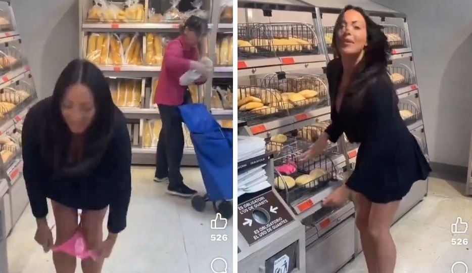 VIDEO: British tourist told to leave Spain after putting underwear on bakery shelf