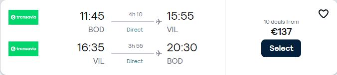Click here to book this cheap flight deal. Non-stop flights from French cities to Western Sahara from only €137 roundtrip. Flight deal ticket image.