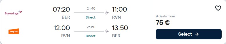 Click here to book this cheap flight deal. Non-stop flights from Berlin, Germany to the Arctic Circle for only €75 roundtrip. Flight deal ticket image.